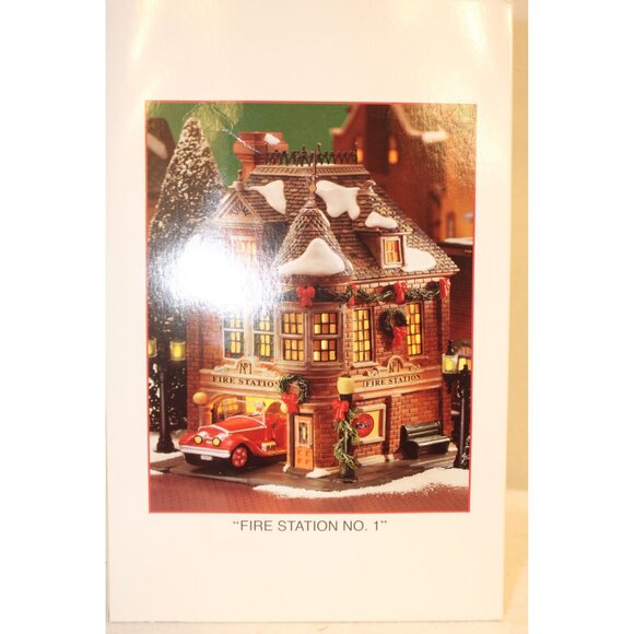 Dept 56 Profiles - Main Street Memories - Fire Station No 1 - State Farm - Picture 8 of 8